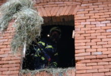 Bauernhausbrand in Moos