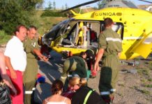 Menschenbergung im Kraftwerk Thaling