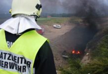 PKW Bergung aus Schottergrube