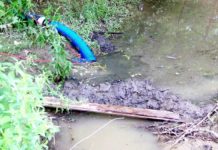 Testen der Wasserentnahmestelle in Stallbach