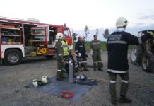 Zugsübung beim Metzenhof alt