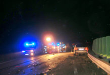 Frontalzusammenstoß auf der B309 alt