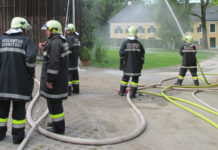 Zugsübung in der Hartlauer Akademie