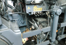 LKW-Brand in Werkstätte