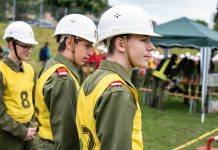 Jugend beim Abschnittsbewerb Linz-Land