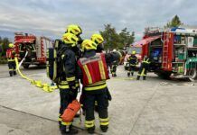 Brandverdacht bei der Fa. Hochrather